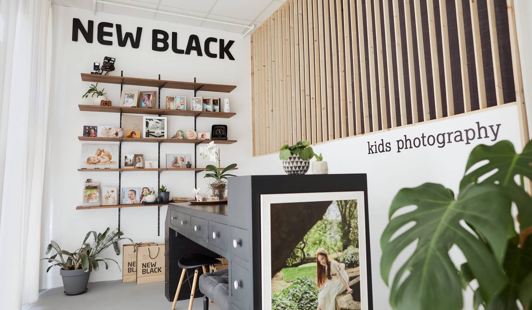 Estudio fotos niños y bebés A Coruña Interior del estudio de los fotógrafos de newblack en A Coruña
